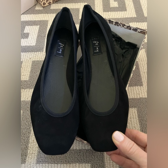 Fs/ny Bevel Black Suede size 8.5.New